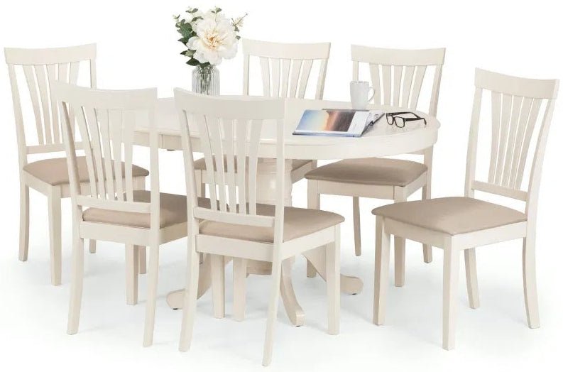 Stanmore Round Extending Dining Table - Julian Bowen