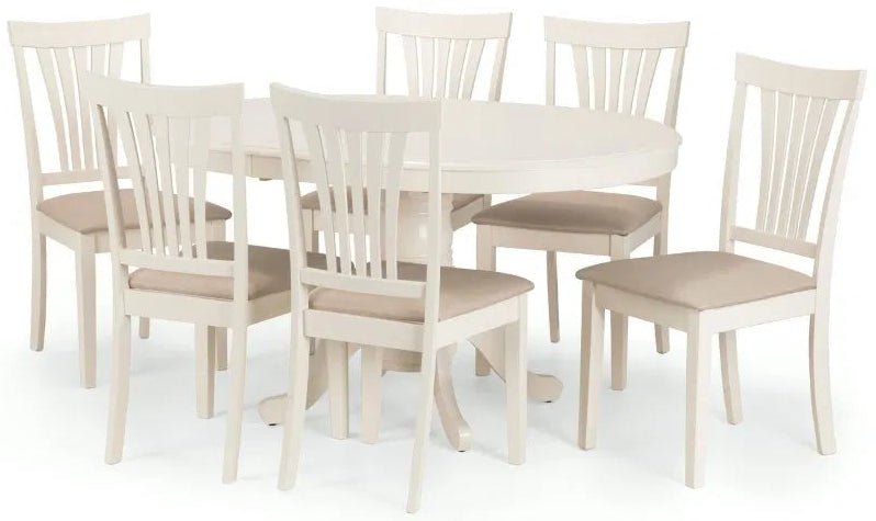 Stanmore Round Extending Dining Table - Julian Bowen