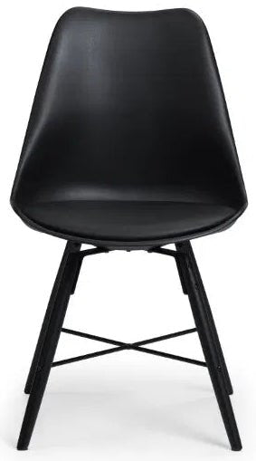 Staten Metal Dining Set With 1 Bench and 2 Kari Chairs - Julian Bowen