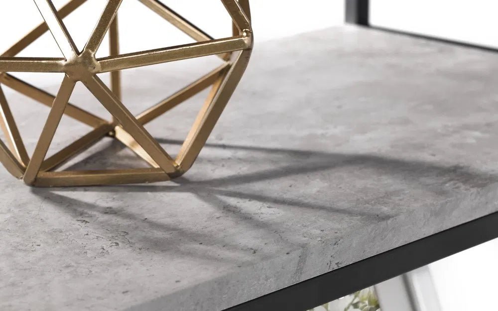 Staten Tall 5 Shelf Metal Bookcase - Julian Bowen