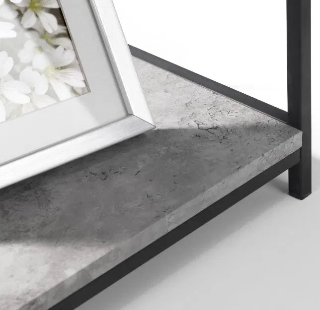 Staten Tall 5 Shelf Metal Bookcase - Julian Bowen