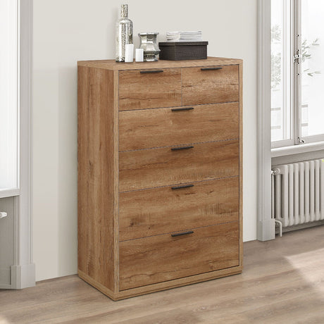 Stockwell Rustic 4+2 Drawer Chest - Birlea