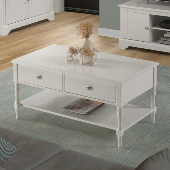 Stratford 2 Drawer Coffee Table - Seconique