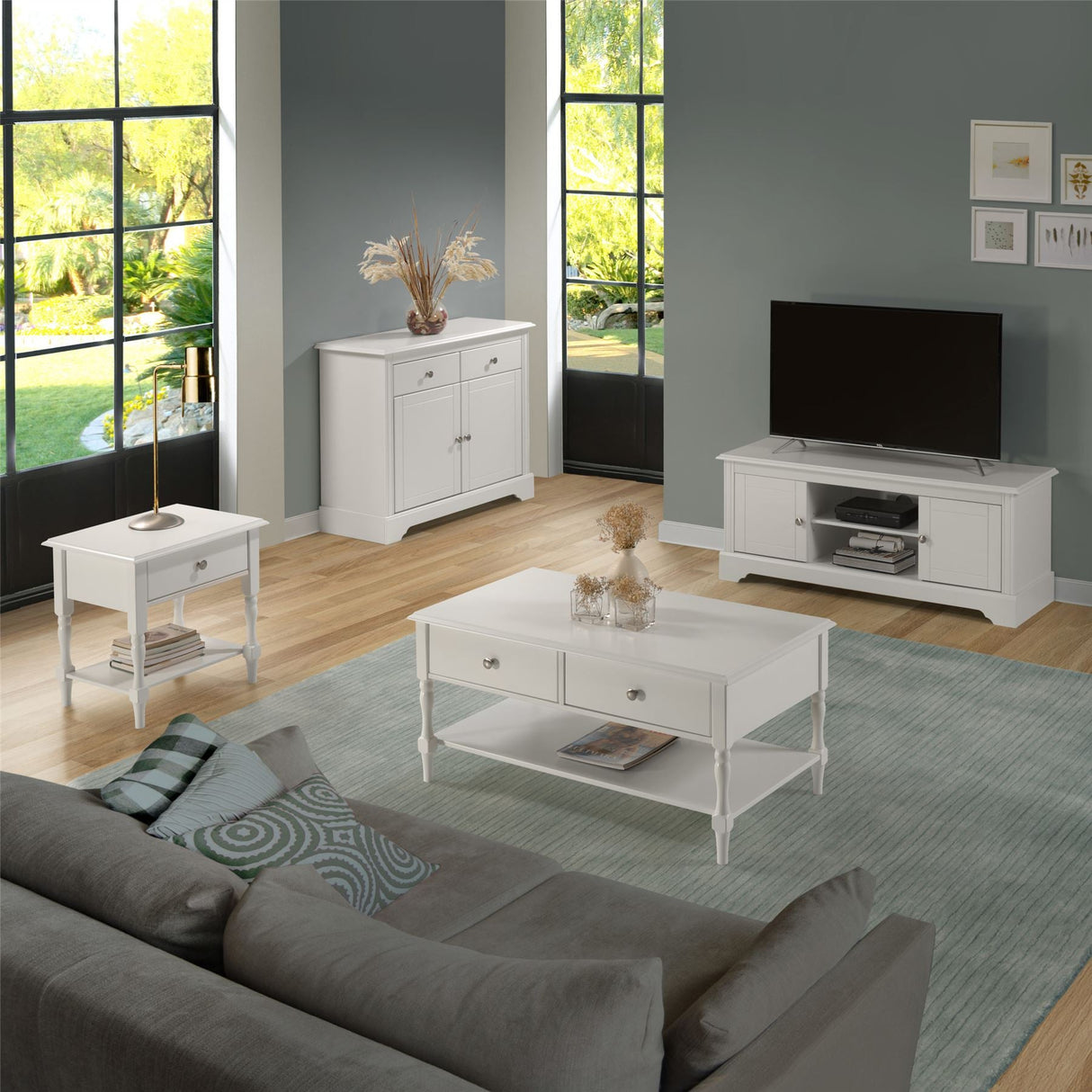 Stratford 2 Drawer Console Table - Seconique