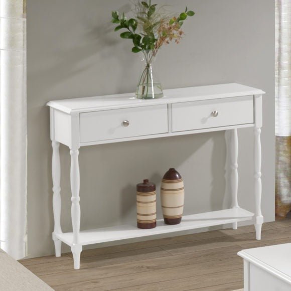 Stratford 2 Drawer Console Table - Seconique