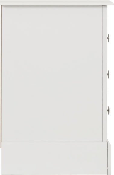 Stratford 3 Drawer Bedside Table - Seconique