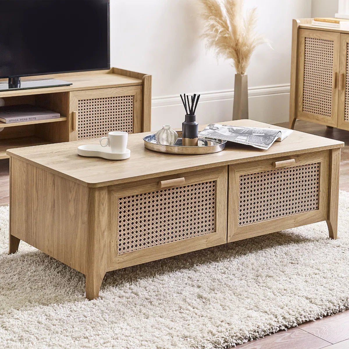 Sydney 2 Drawer Coffee Table - Julian Bowen