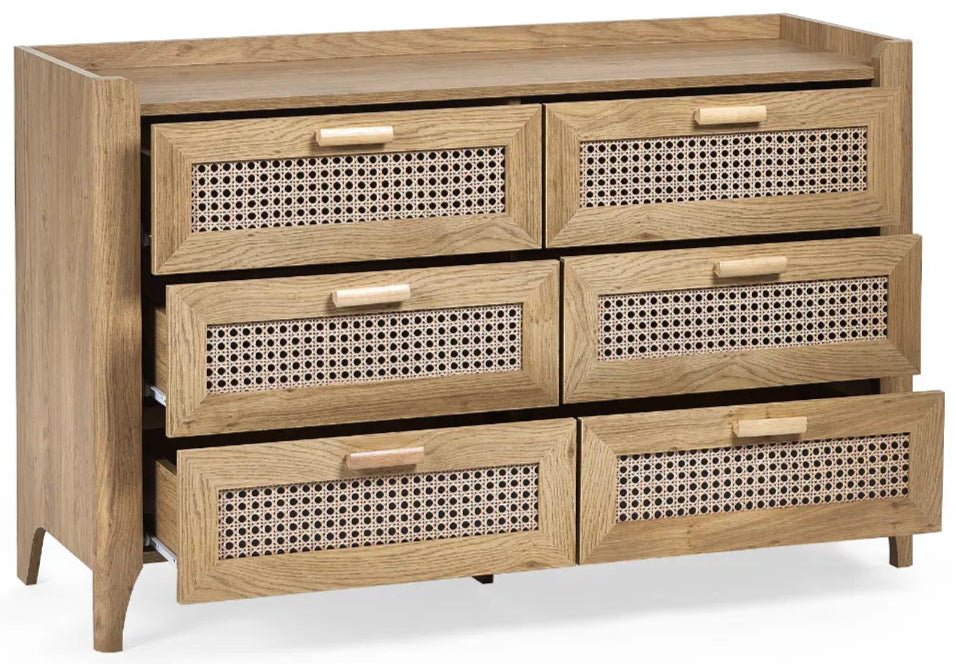 Sydney Wide 6 Drawer Chest - Julian Bowen