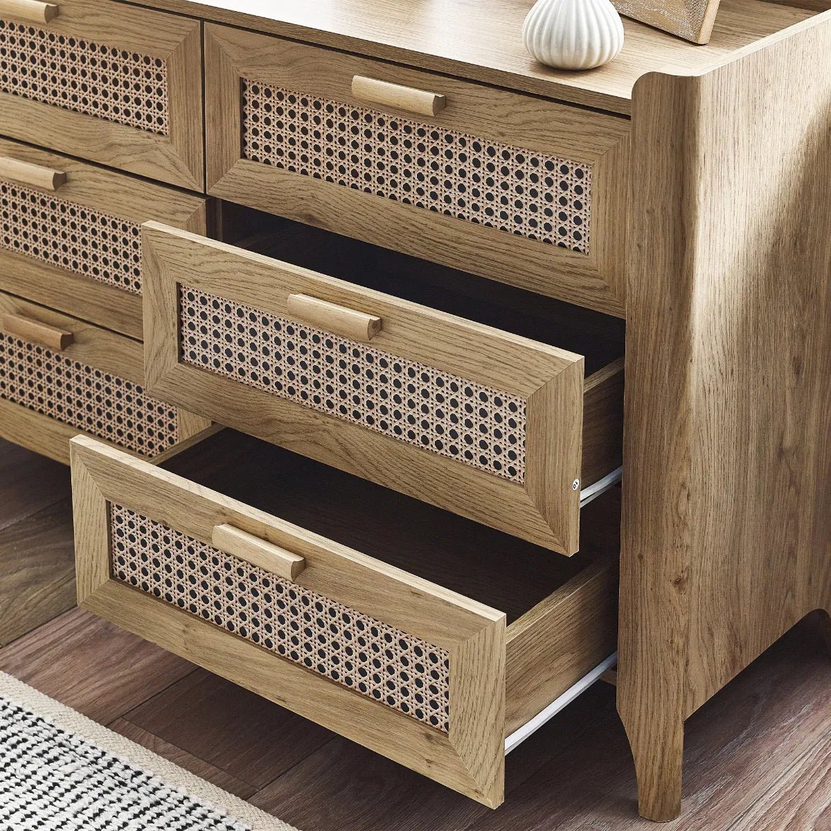 Sydney Wide 6 Drawer Chest - Julian Bowen
