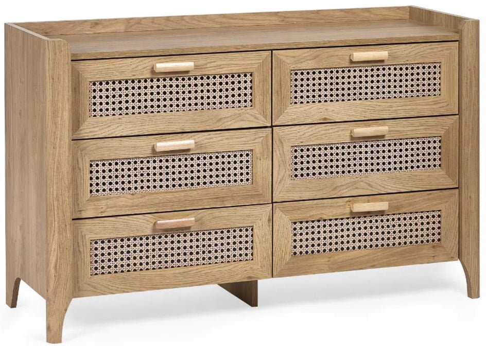 Sydney Wide 6 Drawer Chest - Julian Bowen