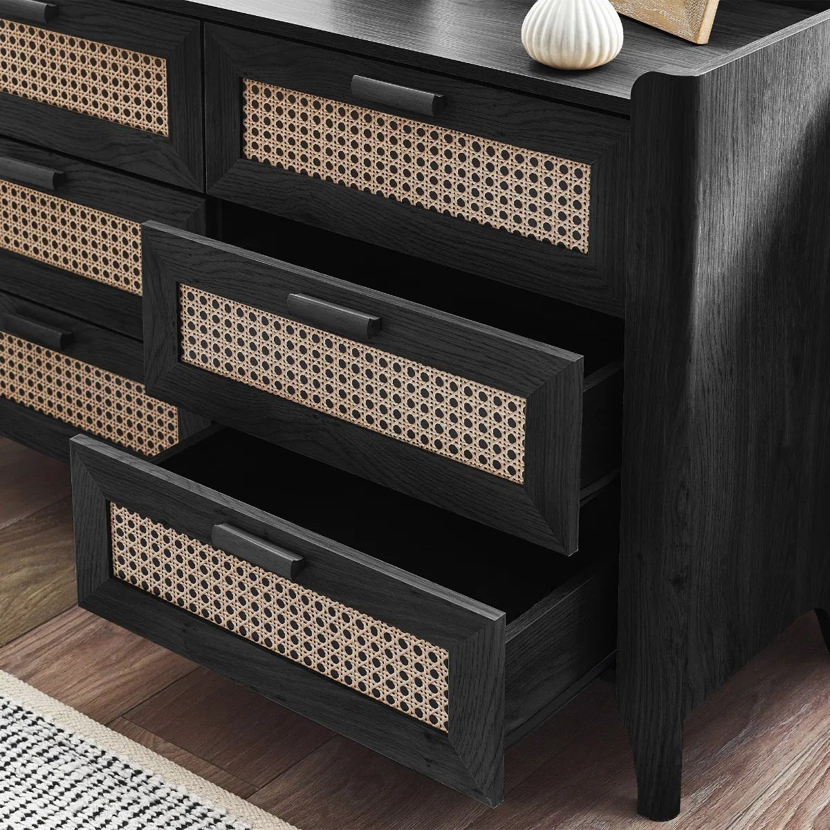 Sydney Wide 6 Drawer Chest - Julian Bowen