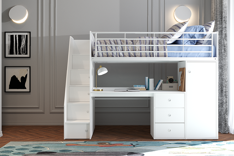 Dakota High Sleeper Bed with Desk