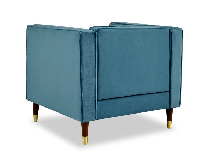 Tammy Velvet 1 Seater Sofa - TGC