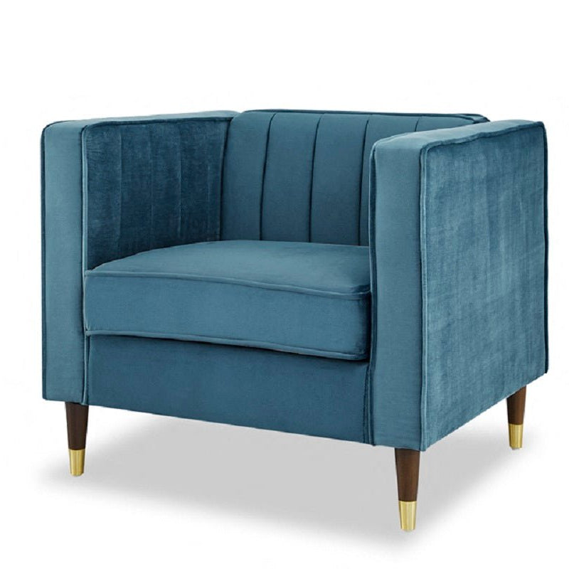 Tammy Velvet 1 Seater Sofa - TGC