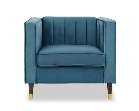 Tammy Velvet 1 Seater Sofa - TGC