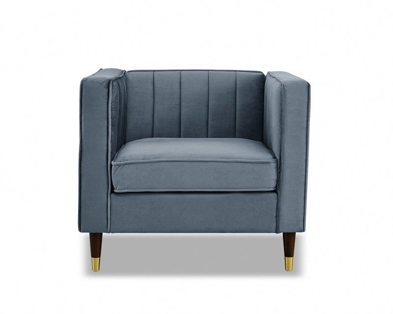 Tammy Velvet 1 Seater Sofa - TGC
