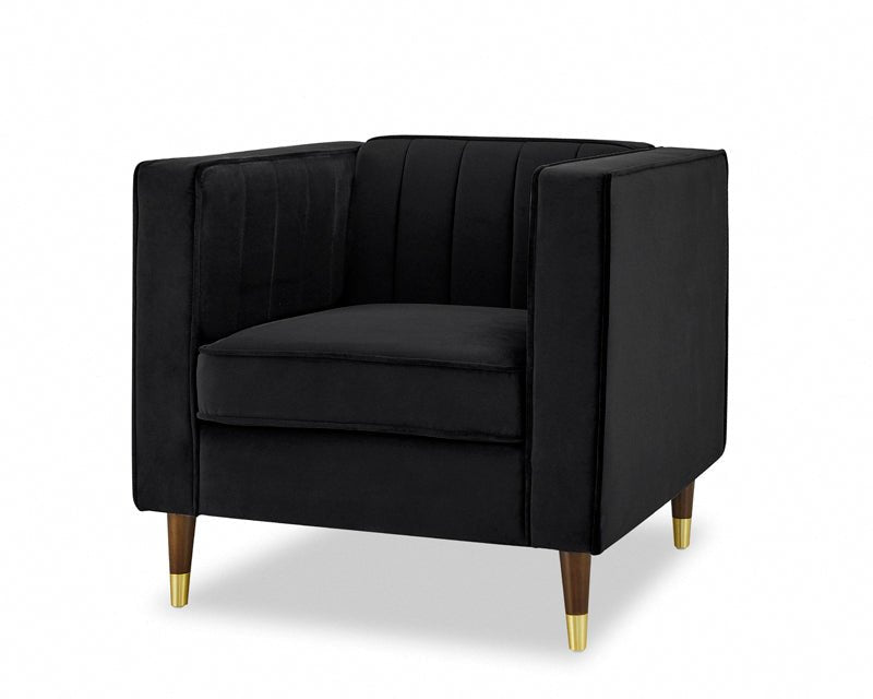 Tammy Velvet 1 Seater Sofa - TGC