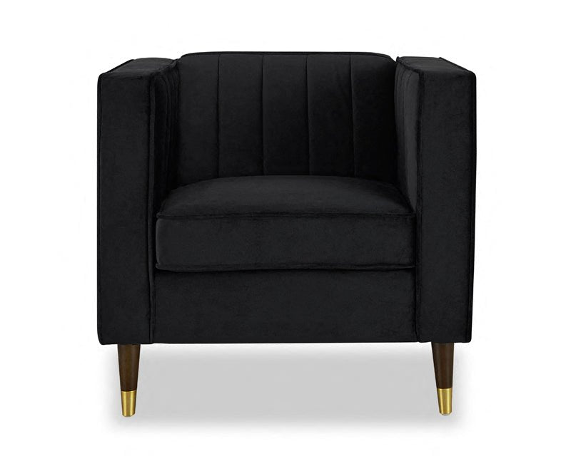 Tammy Velvet 1 Seater Sofa - TGC