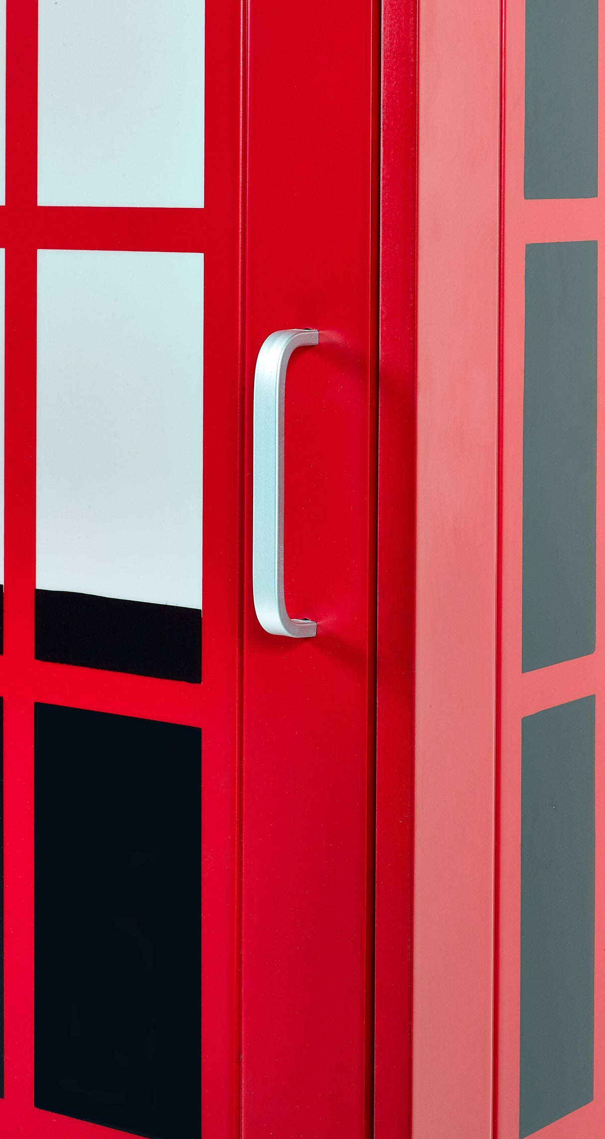Telephone Box 1 Door Single Wardrobe - Julian Bowen