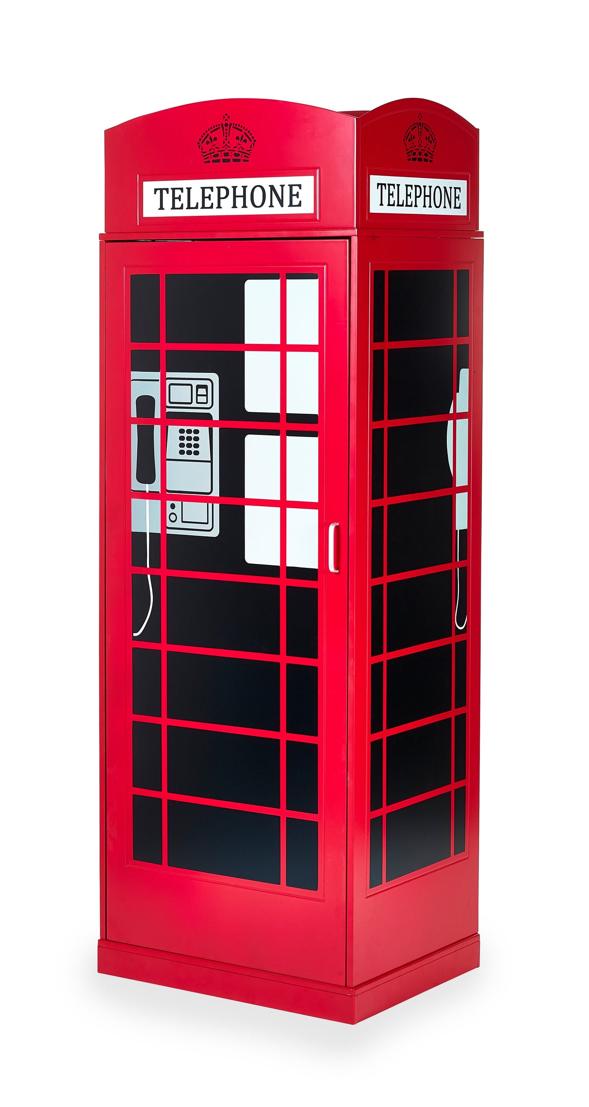 Telephone Box 1 Door Single Wardrobe - Julian Bowen
