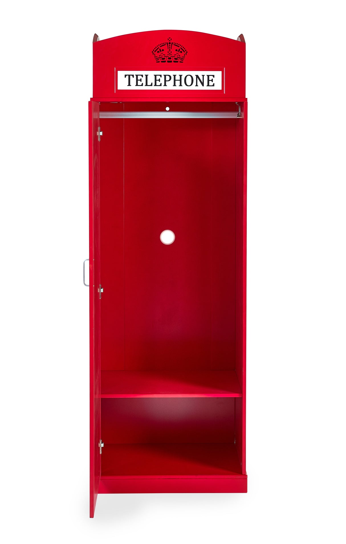 Telephone Box 1 Door Single Wardrobe - Julian Bowen