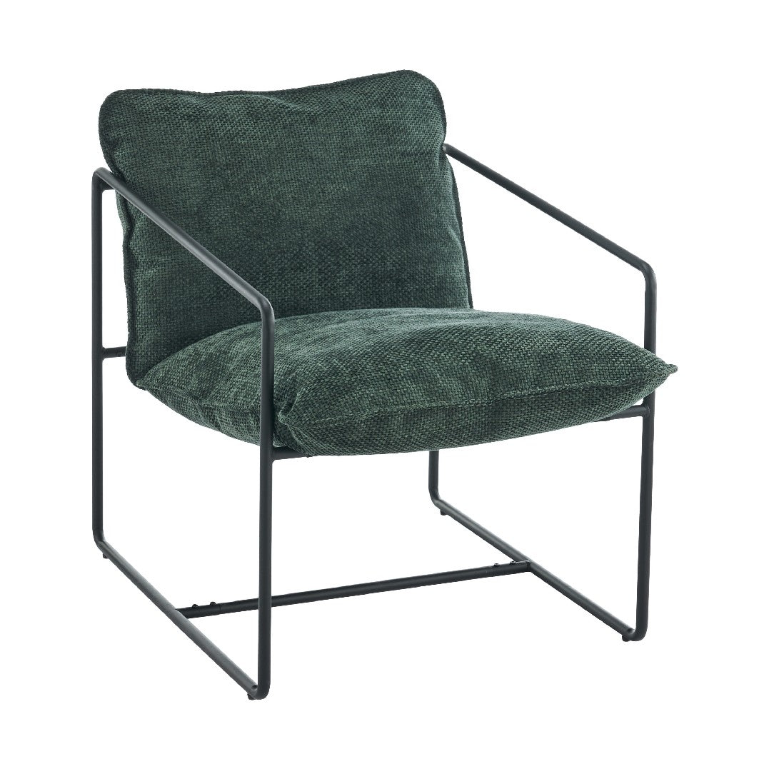 Tivoli Retro Fabric Occasional Chair - Seconique