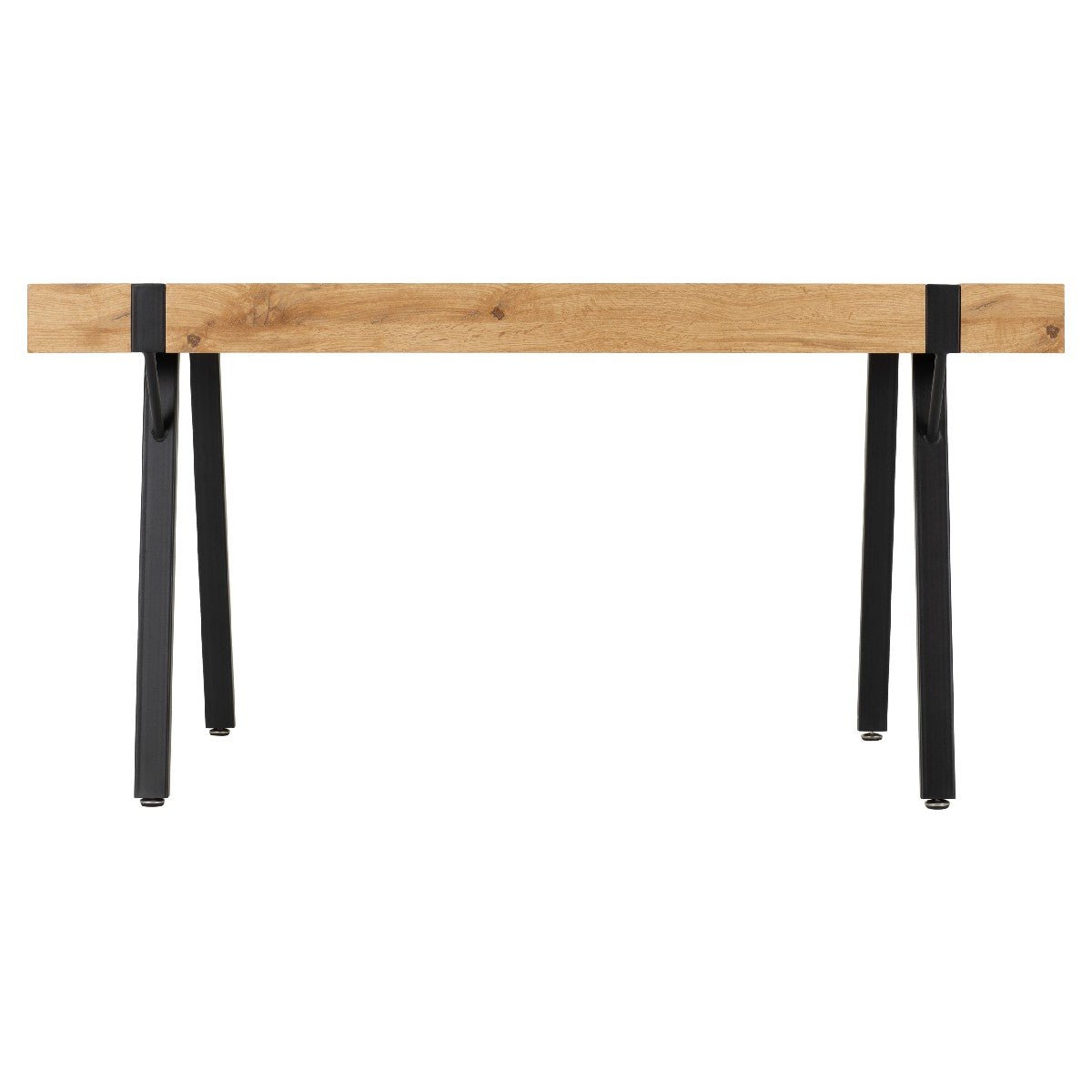 Treviso Industrial Dining Set with 4 Velvet Avery Chairs - Seconique