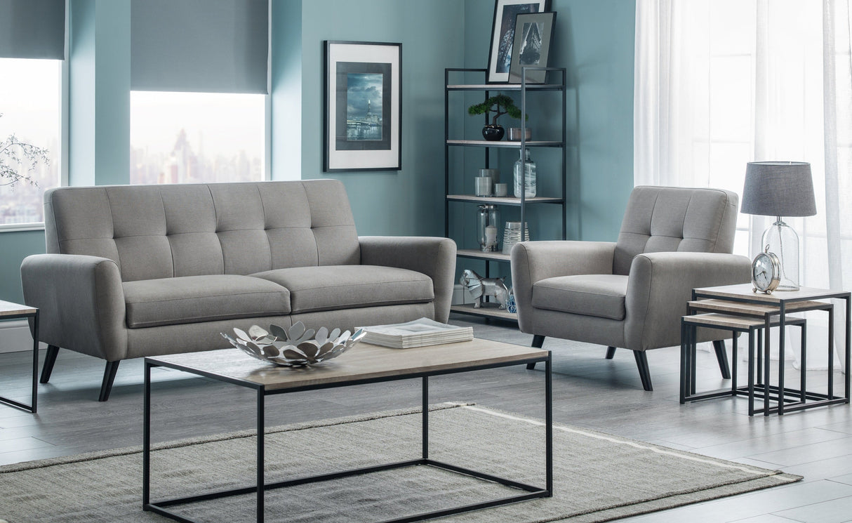 Tribeca Metal Frame Coffee Table - Julian Bowen
