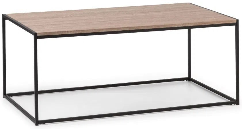 Tribeca Metal Frame Coffee Table - Julian Bowen