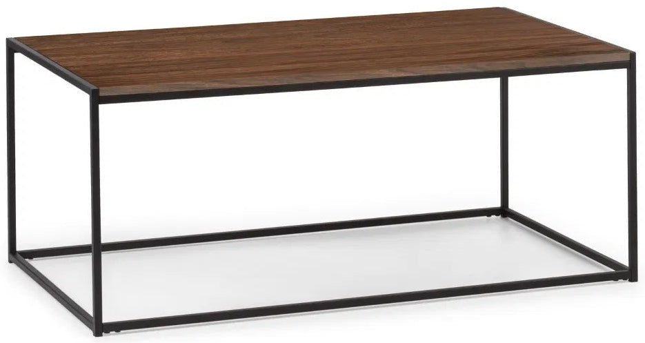 Tribeca Metal Frame Coffee Table - Julian Bowen