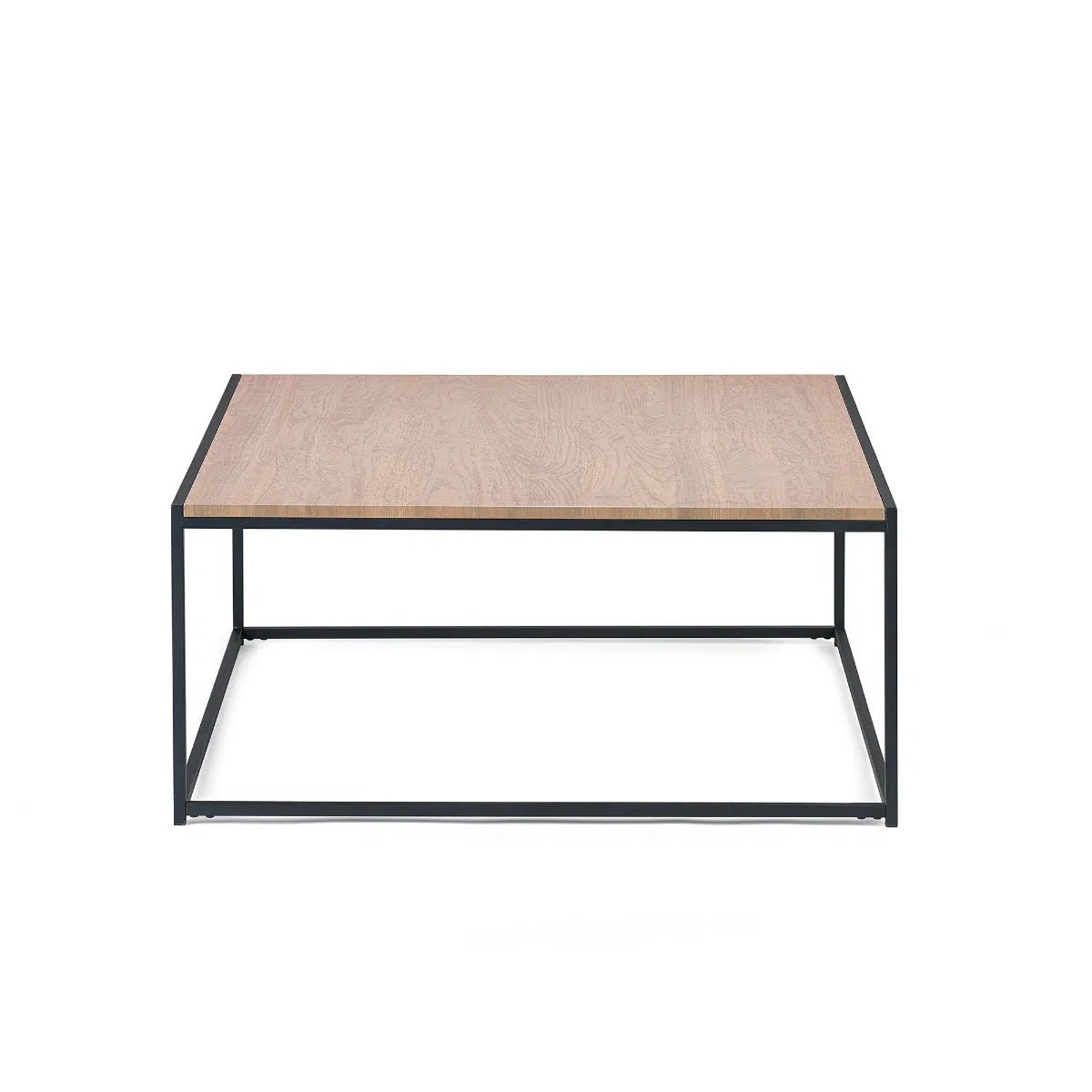 Tribeca Metal Frame Square Coffee Table - Julian Bowen