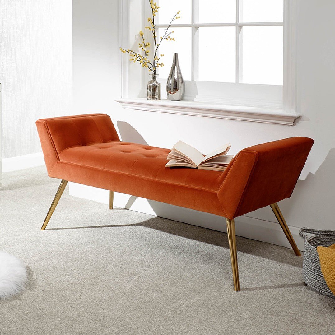 Turin Velvet Window Seat - GFW