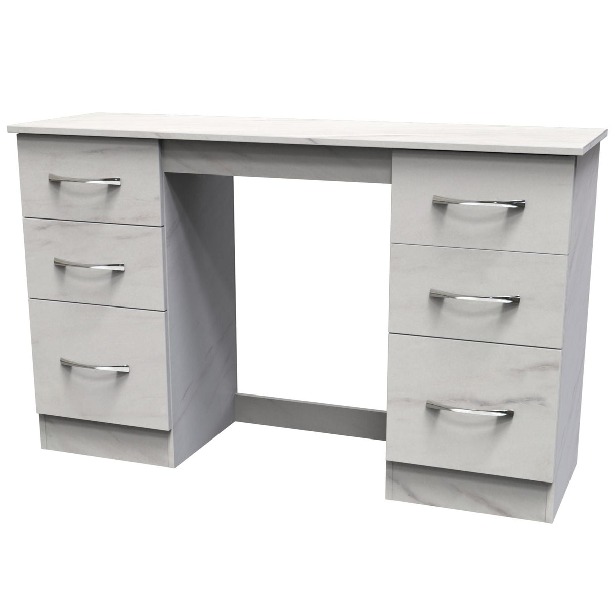 Avon 6 Drawer Double Pedestal Dressing Table