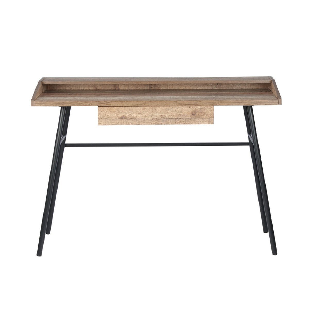 Urban Rustic Industrial 1 Drawer Office Desk - Birlea