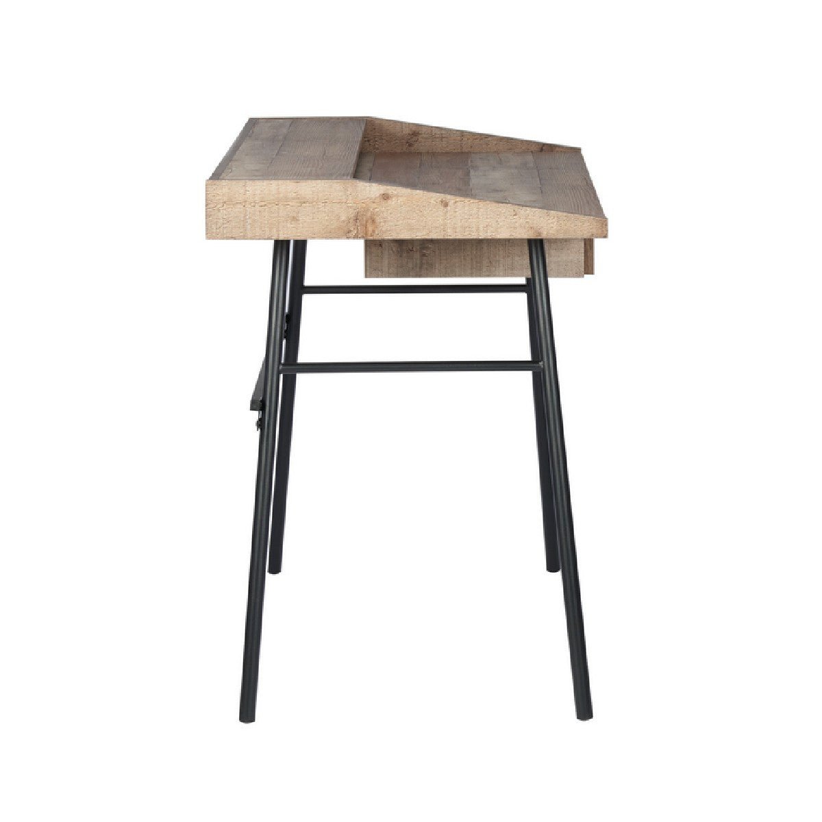 Urban Rustic Industrial 1 Drawer Office Desk - Birlea