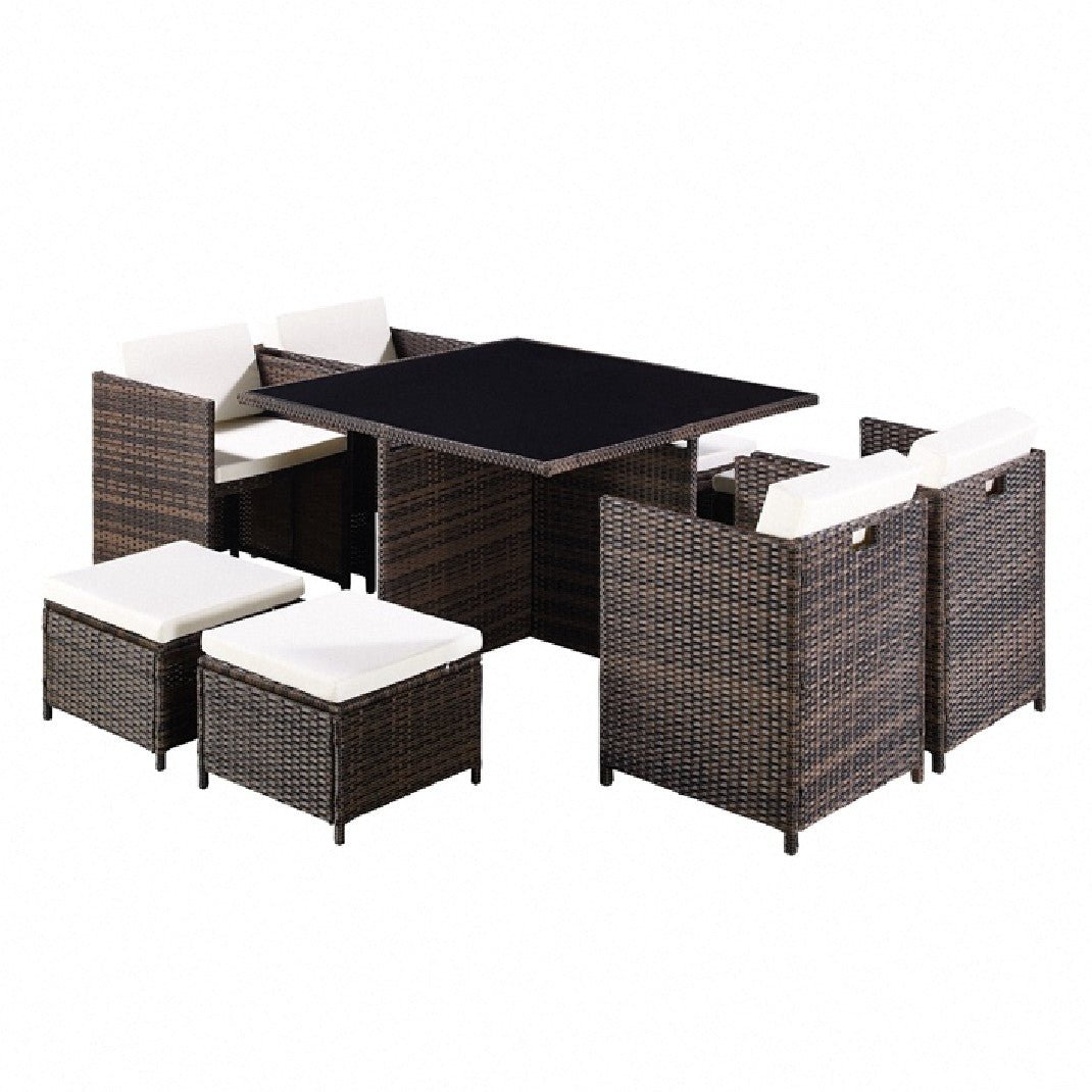 Venice 9 Piece Rattan Garden Set - TGC