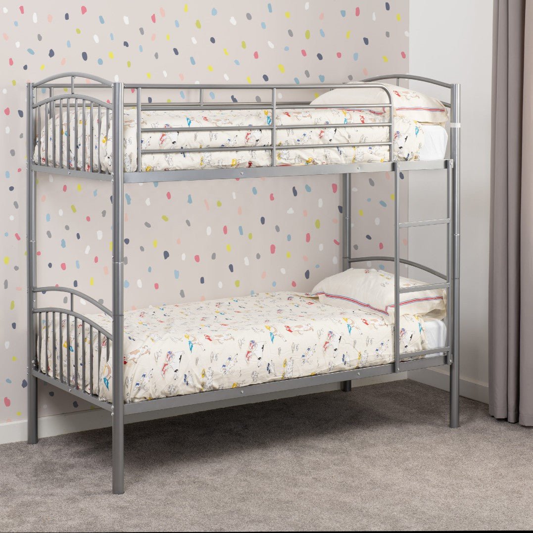 Ventura Single Metal Bunk Bed 3ft - Seconique
