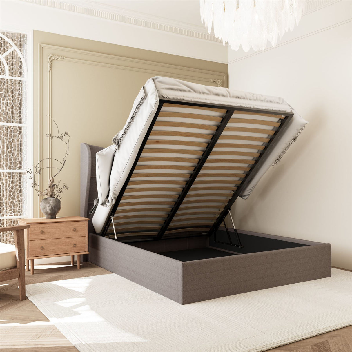 Verona Ottoman 5ft Bed - Seconique