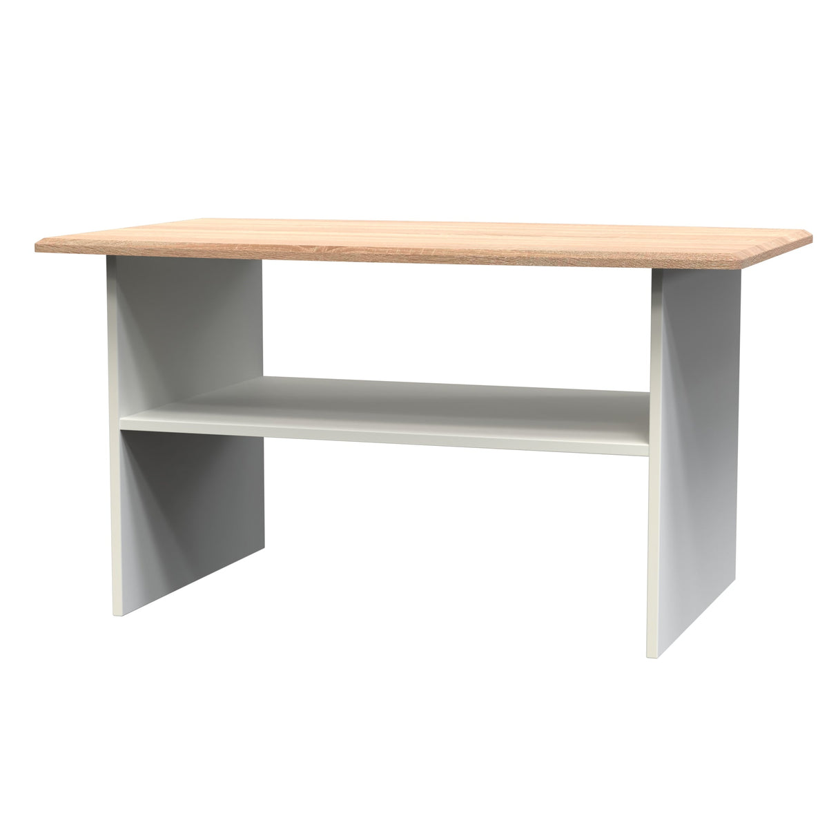 Victoria Cream Ash and Bardolino Oak Coffee Table - Welcome Furniture