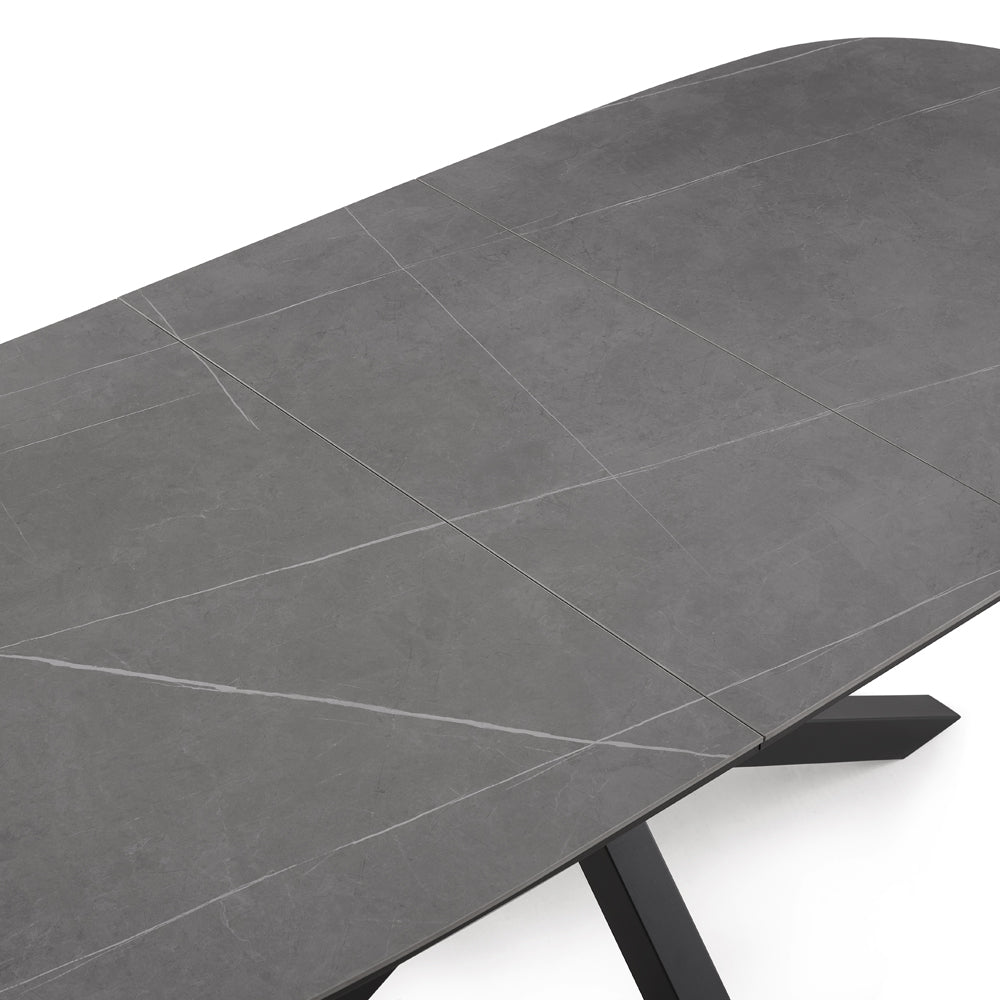 Vincent Sintered Stone Ceramic Extending Dining Table - TGC