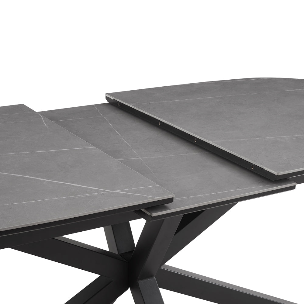 Vincent Sintered Stone Ceramic Extending Dining Table - TGC