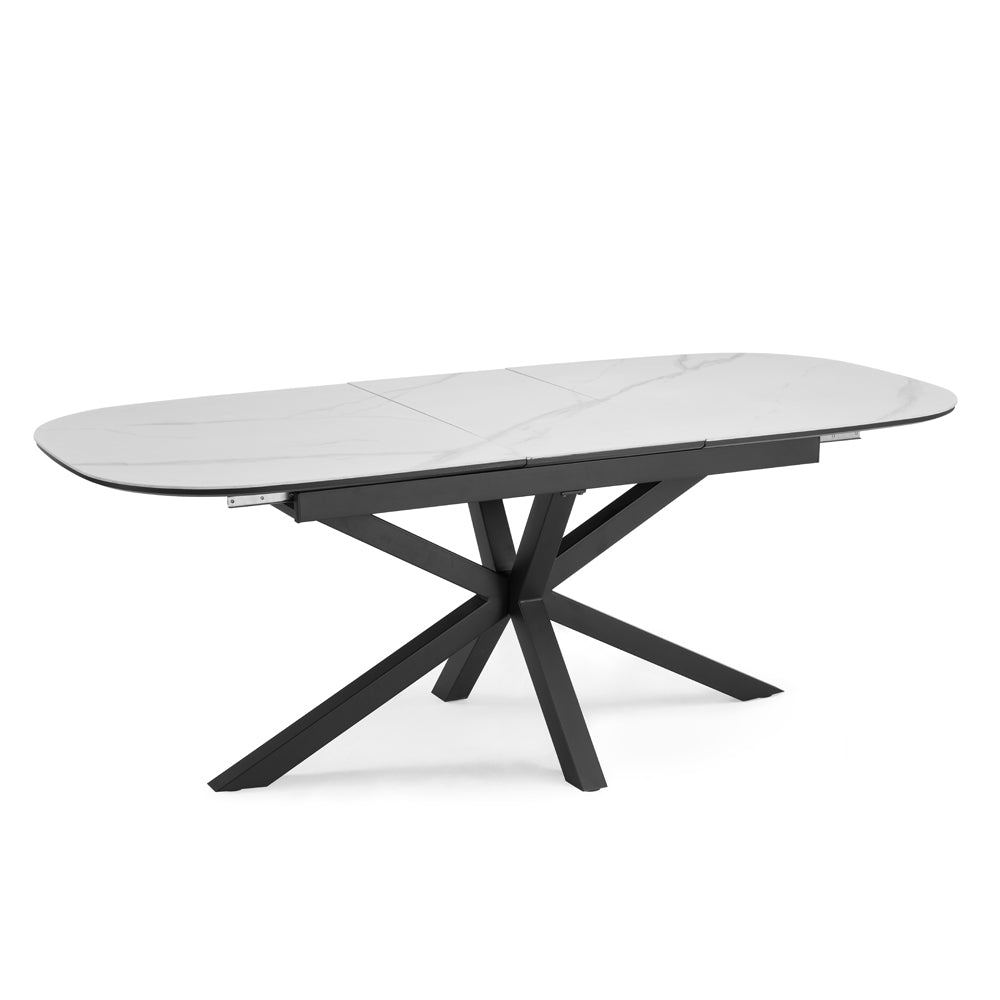 Vincent Sintered Stone Ceramic Extending Dining Table - TGC