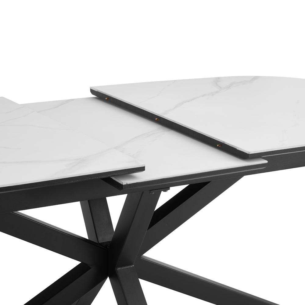 Vincent Sintered Stone Ceramic Extending Dining Table - TGC