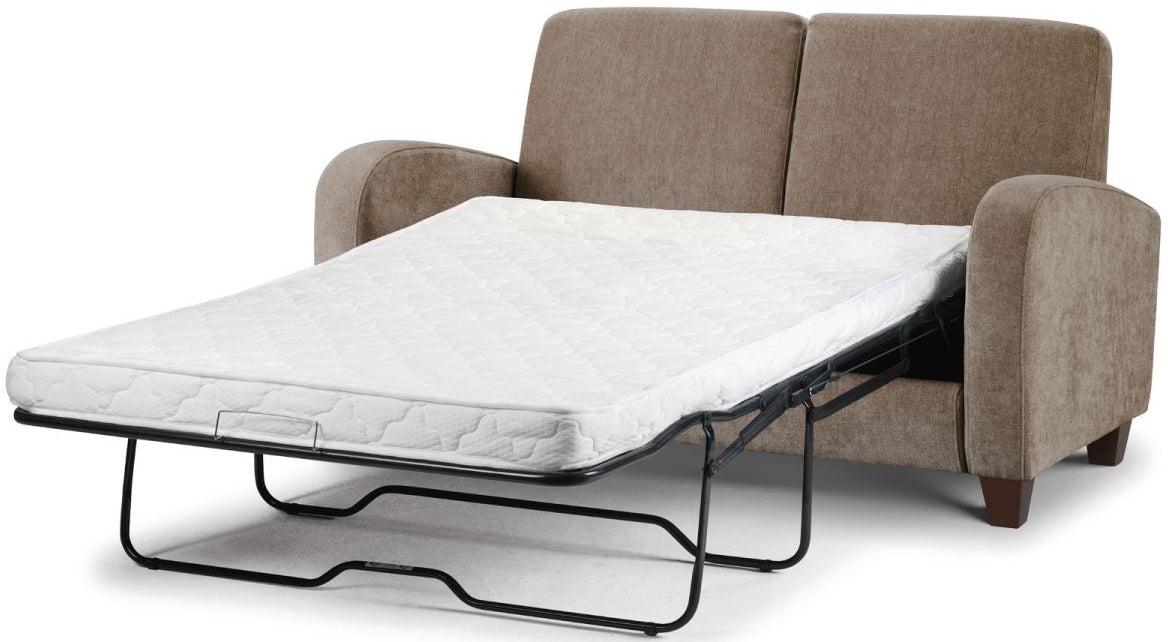 Vivo Chenille 2 Seater Fabric Fold Out Sofa Bed - Julian Bowen