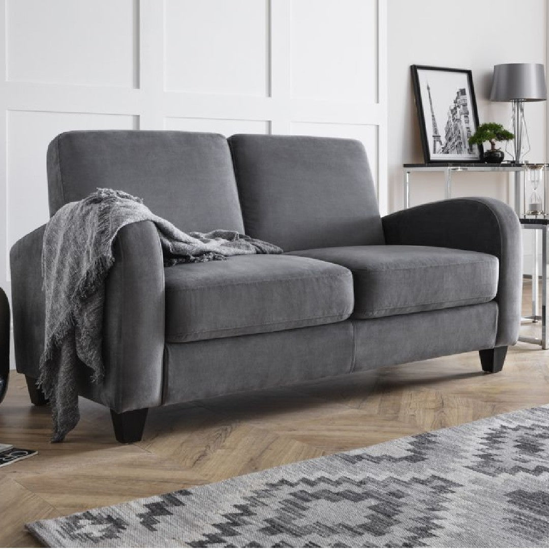 Vivo Chenille 2 Seater Fabric Fold Out Sofa Bed - Julian Bowen