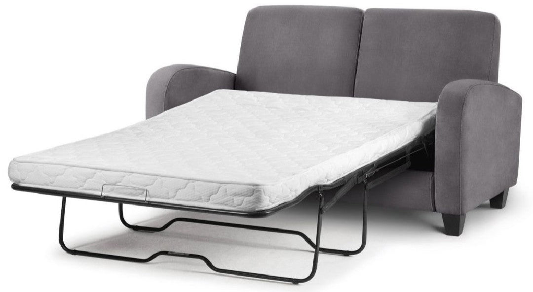 Vivo Chenille 2 Seater Fabric Fold Out Sofa Bed - Julian Bowen