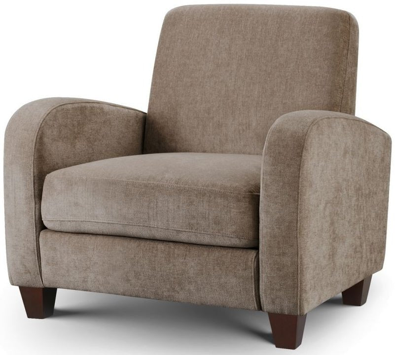 Vivo Chenille Fabric Armchair - Julian Bowen