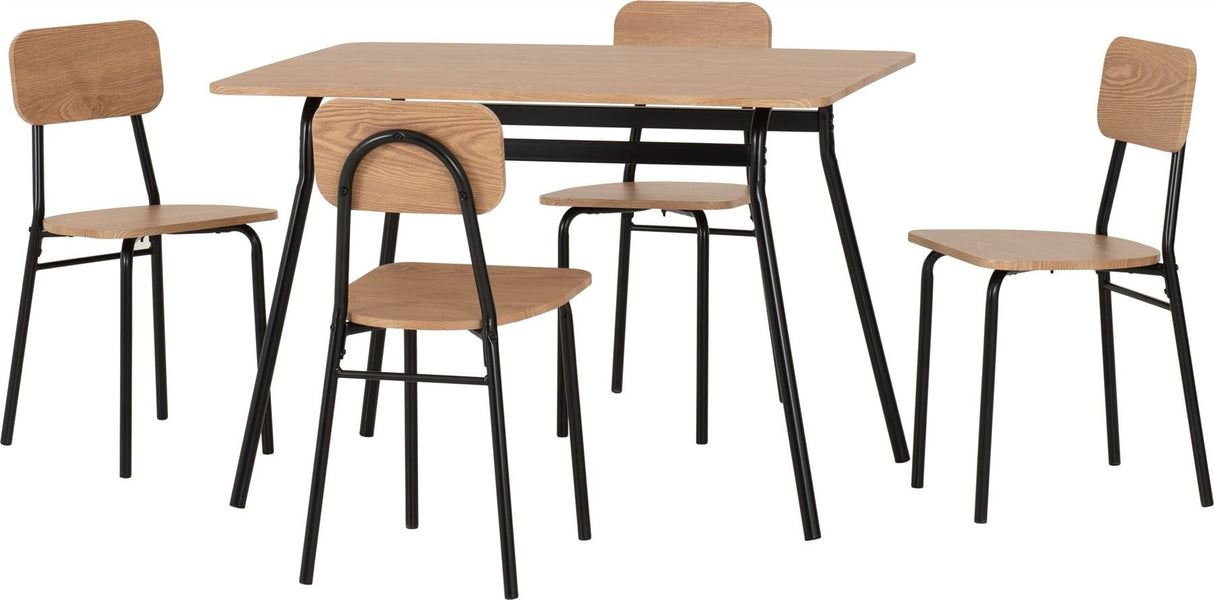 Warren 1+4 Dining Set - Seconique