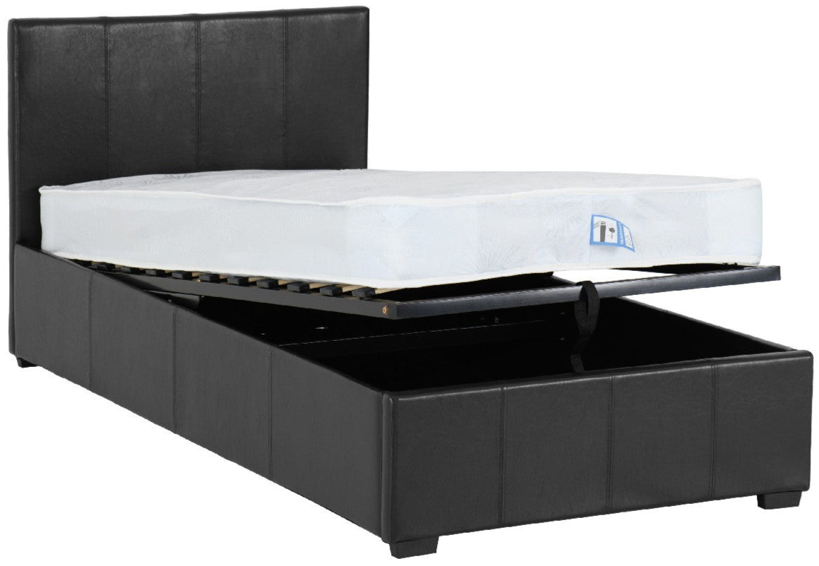 Waverley Faux Leather End Lift Ottoman Bed - Seconique