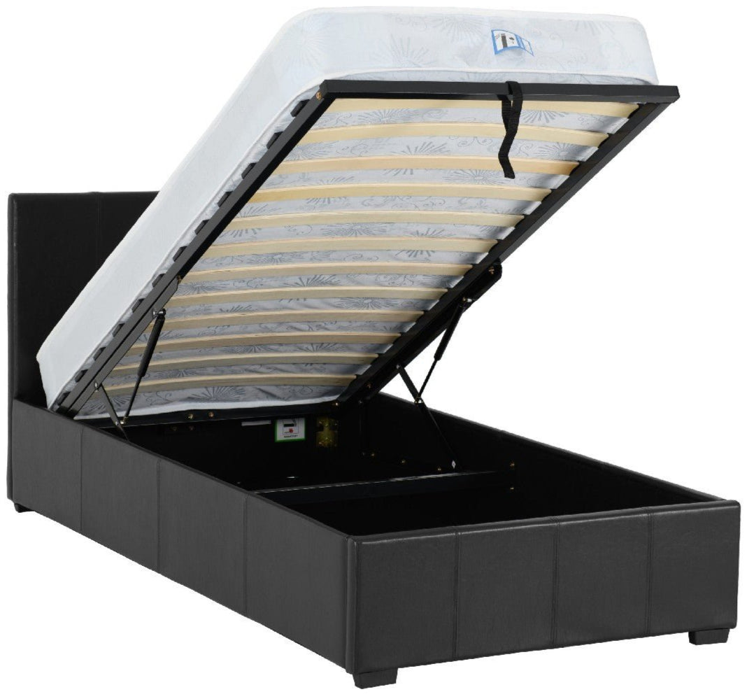 Waverley Faux Leather End Lift Ottoman Bed - Seconique